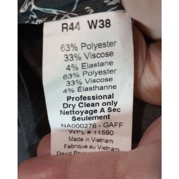 Nautica Pants‎ Men's 44 Gray Dress Pants - Picture 6 of 7